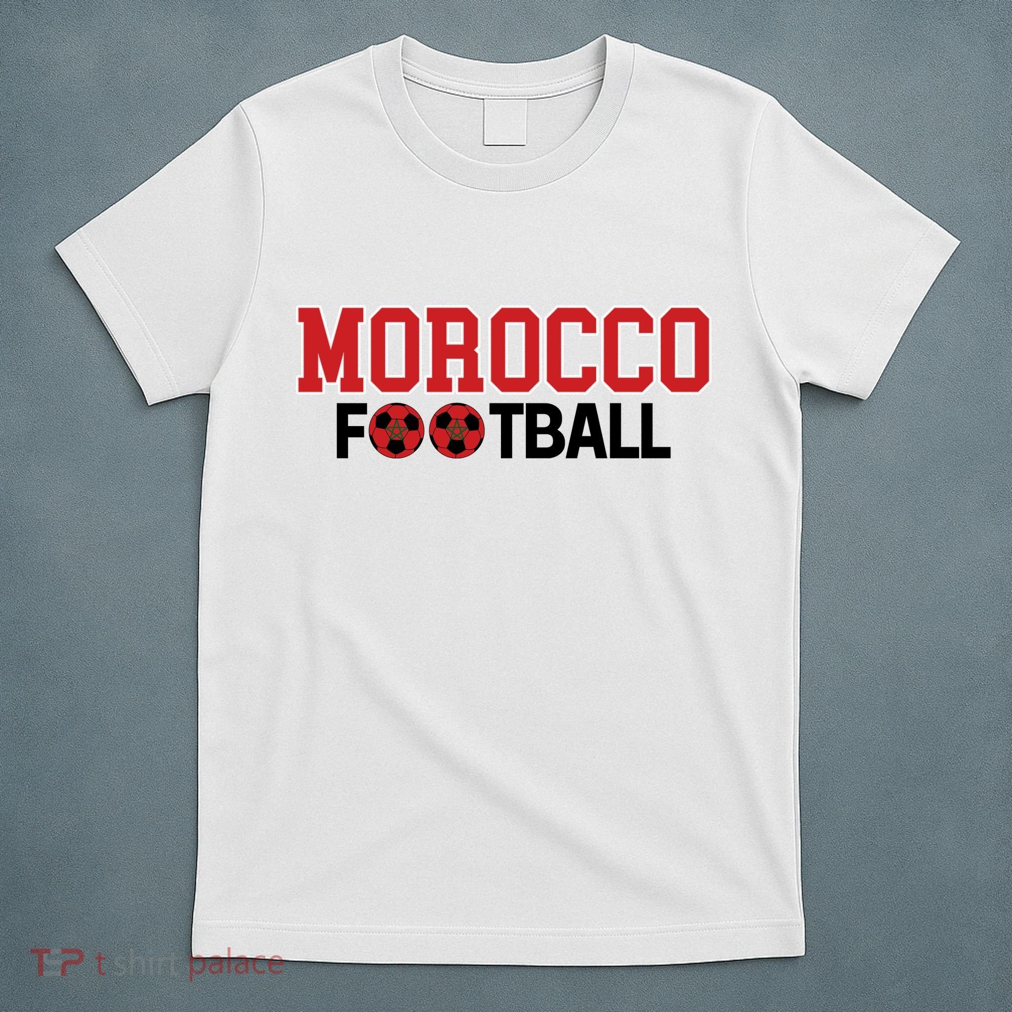 Morocco International Futbol Team Soccer T-Shirt