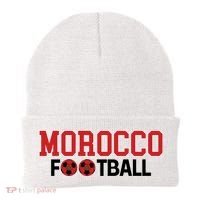 Morocco International Futbol Team Soccer Beanie thumb 0