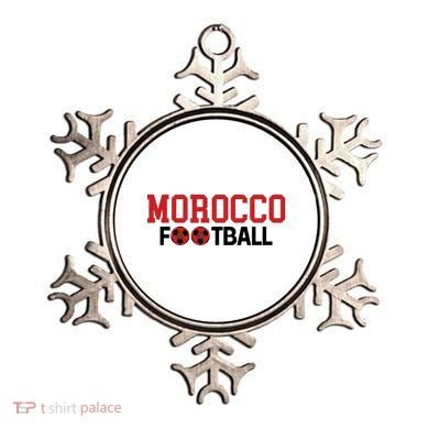 Morocco International Futbol Team Soccer Ornament