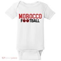 Morocco International Futbol Team Soccer Baby Bodysuit thumb 0