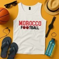 Morocco International Futbol Team Soccer Tank Top thumb 4