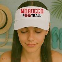 Morocco International Futbol Team Soccer Visor thumb 2