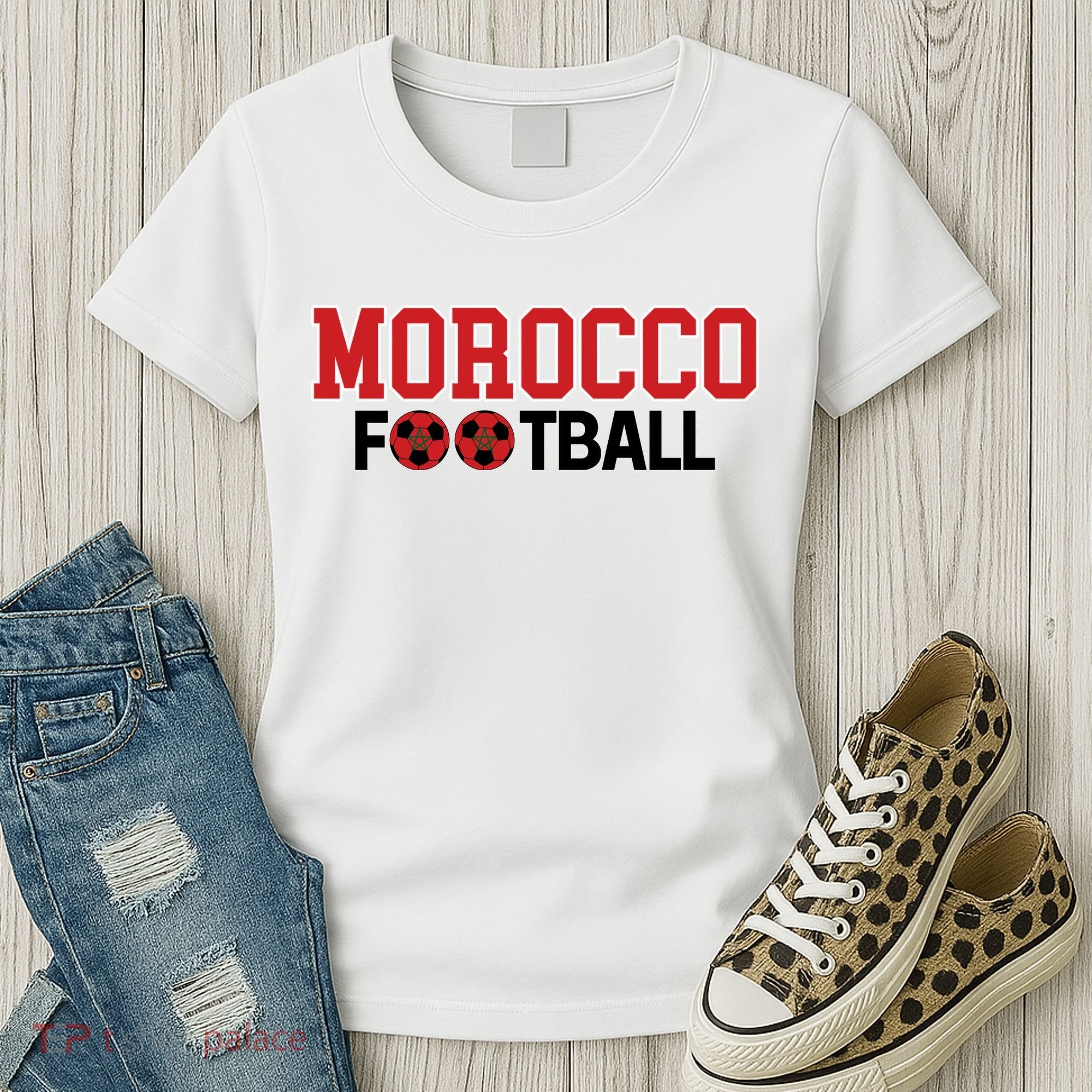 Morocco International Futbol Team Soccer Women's T-Shirt