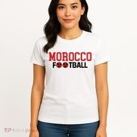 Morocco International Futbol Team Soccer Women's T-Shirt thumb 4