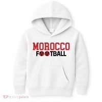 Morocco International Futbol Team Soccer Kids Hoodie thumb 0