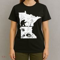 Minnesota Ice Fishing Love Minnesota Fishing T-Shirt thumb 4
