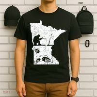 Minnesota Ice Fishing Love Minnesota Fishing T-Shirt thumb 6