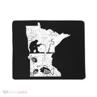 Minnesota Ice Fishing Love Minnesota Fishing Mousepad thumb 0