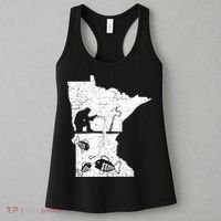 Minnesota Ice Fishing Love Minnesota Fishing Women's Tank Top thumb 3