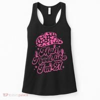 Man I Feel Like Im 21 21st Birthday Retro Cowgirl Women's Tank Top thumb 0