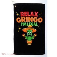 Mexican Immigrant Funny Mexican Women Golf Towel thumb 0
