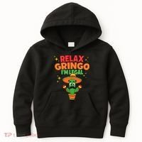 Mexican Immigrant Funny Mexican Women Kids Hoodie thumb 0