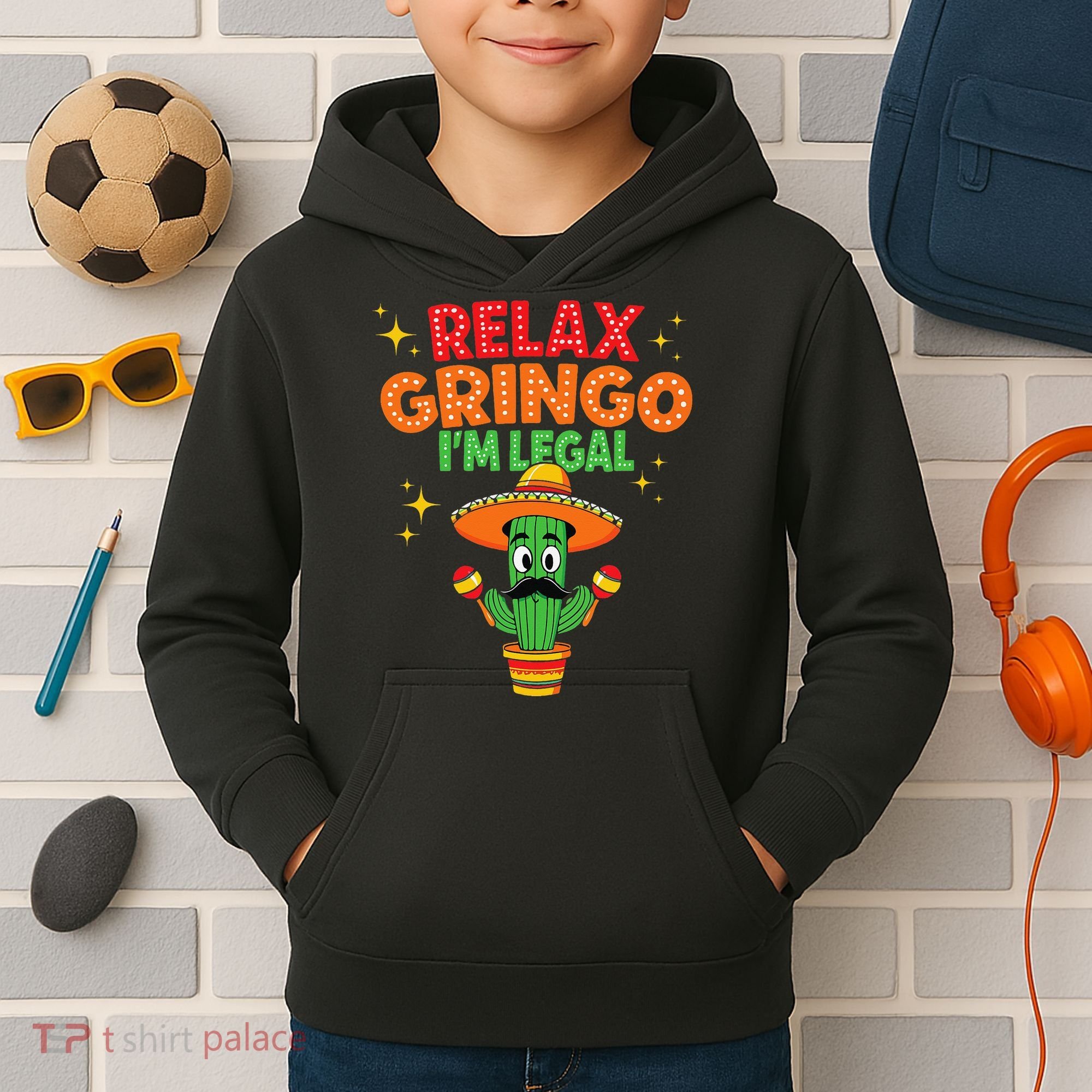 Mexican Immigrant Funny Mexican Women Kids Hoodie