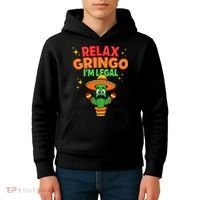 Mexican Immigrant Funny Mexican Women Kids Hoodie thumb 4