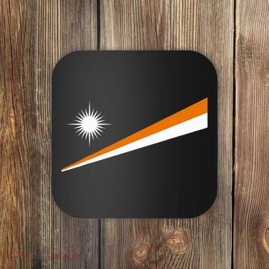 Marshall Islands Flag Majuro Coaster