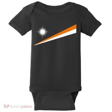 Marshall Islands Flag Majuro Baby Bodysuit