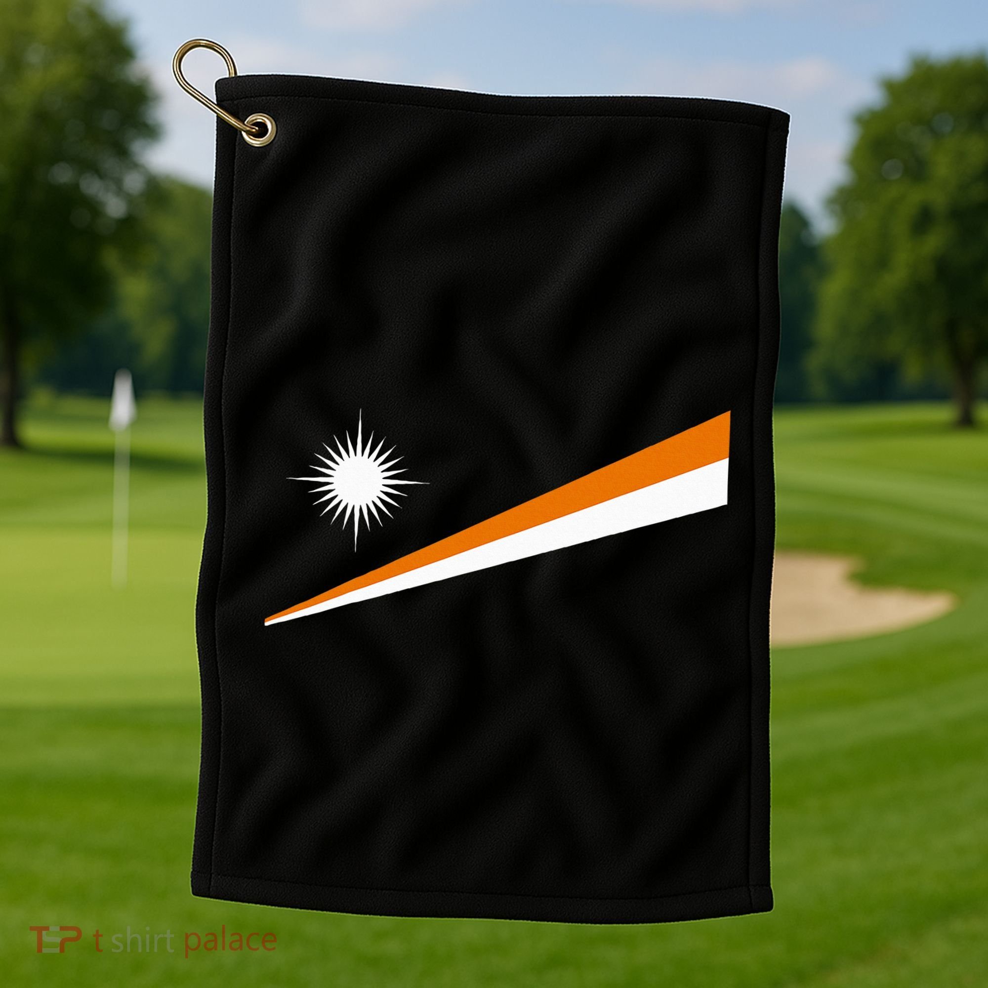 Marshall Islands Flag Majuro Golf Towel