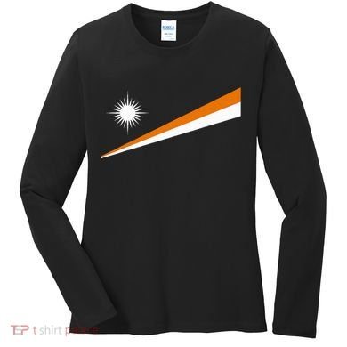 Marshall Islands Flag Majuro Women's Long Sleeve Shirt