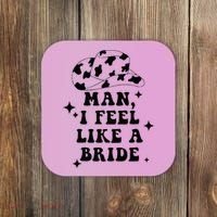 Man I Feel Like A Bride Cowgirl Bachelorette Party Western Coaster thumb 0