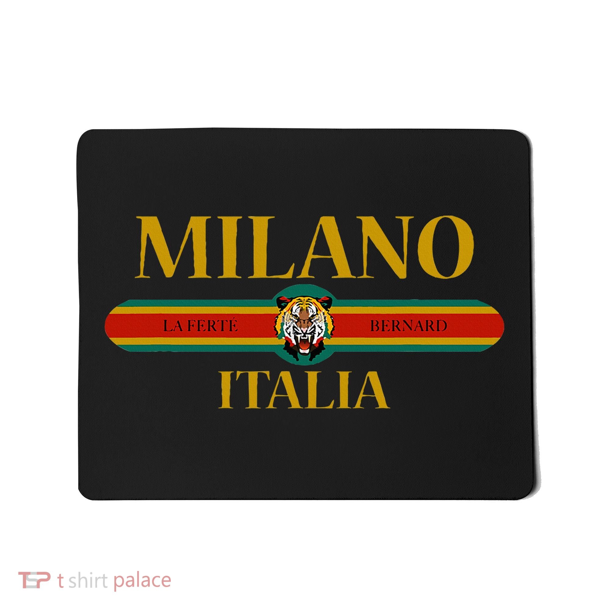Milano Italia Fashion Tiger Face Milan Italy Mousepad