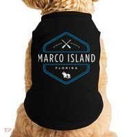 Marco Island Florida Beach Graphic Cool Gift Doggie Tank thumb 0