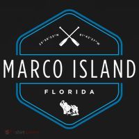Marco Island Florida Beach Graphic Cool Gift Doggie Tank thumb 4