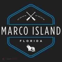 Marco Island Florida Beach Graphic Cool Gift Hat thumb 2