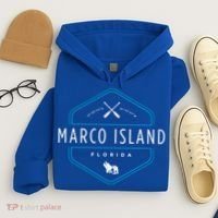 Marco Island Florida Beach Graphic Cool Gift Hoodie thumb 4