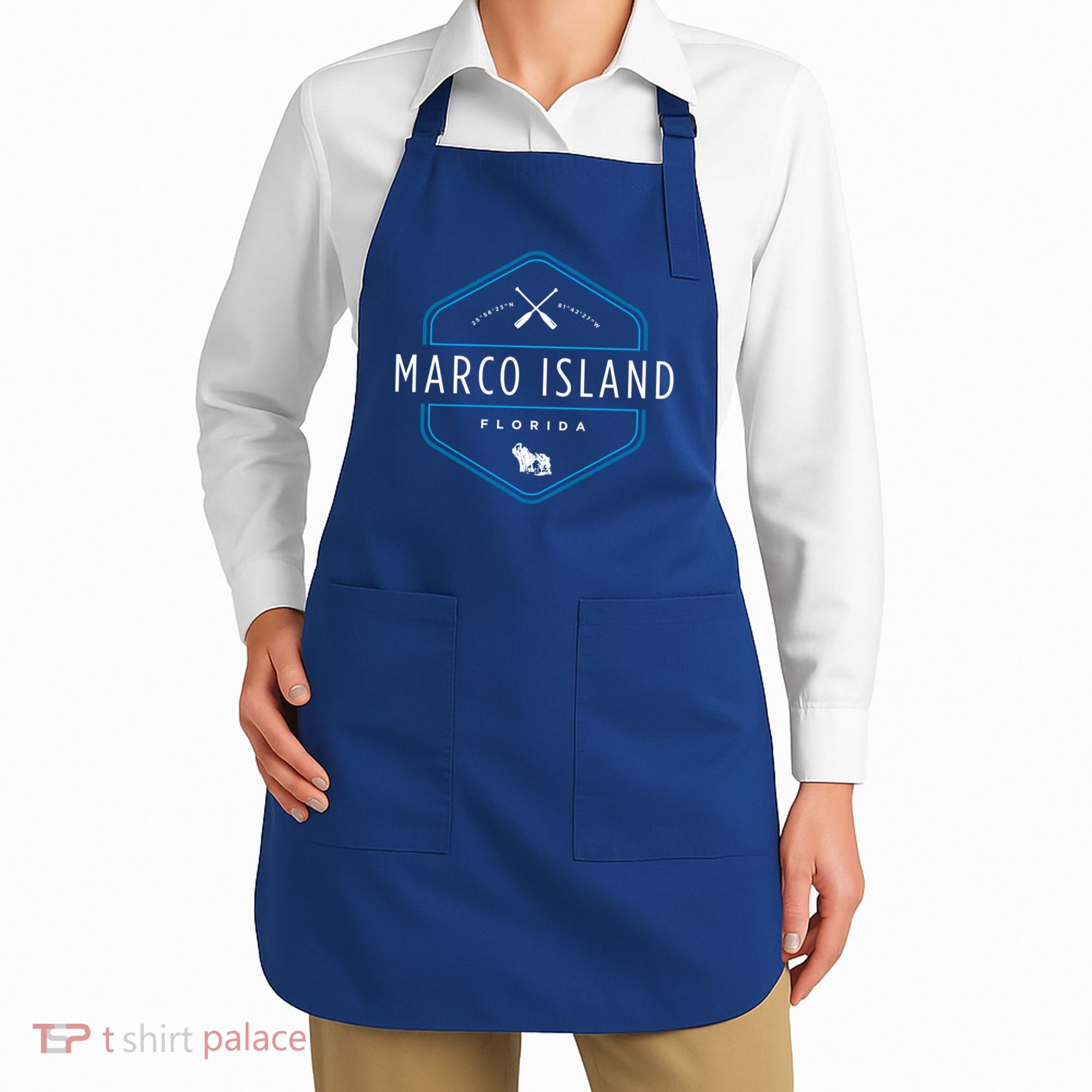 Marco Island Florida Beach Graphic Cool Gift Apron