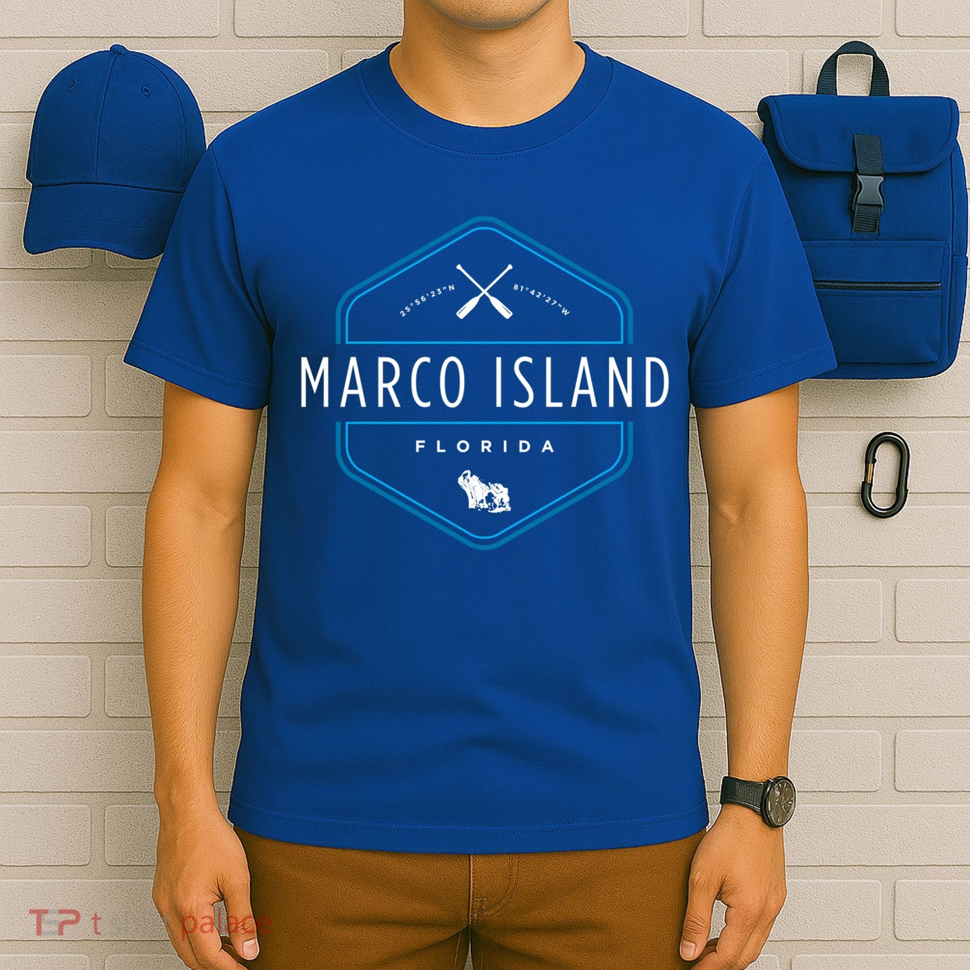 Marco Island Florida Beach Graphic Cool Gift T-Shirt