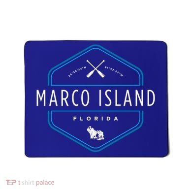 Marco Island Florida Beach Graphic Cool Gift Mousepad
