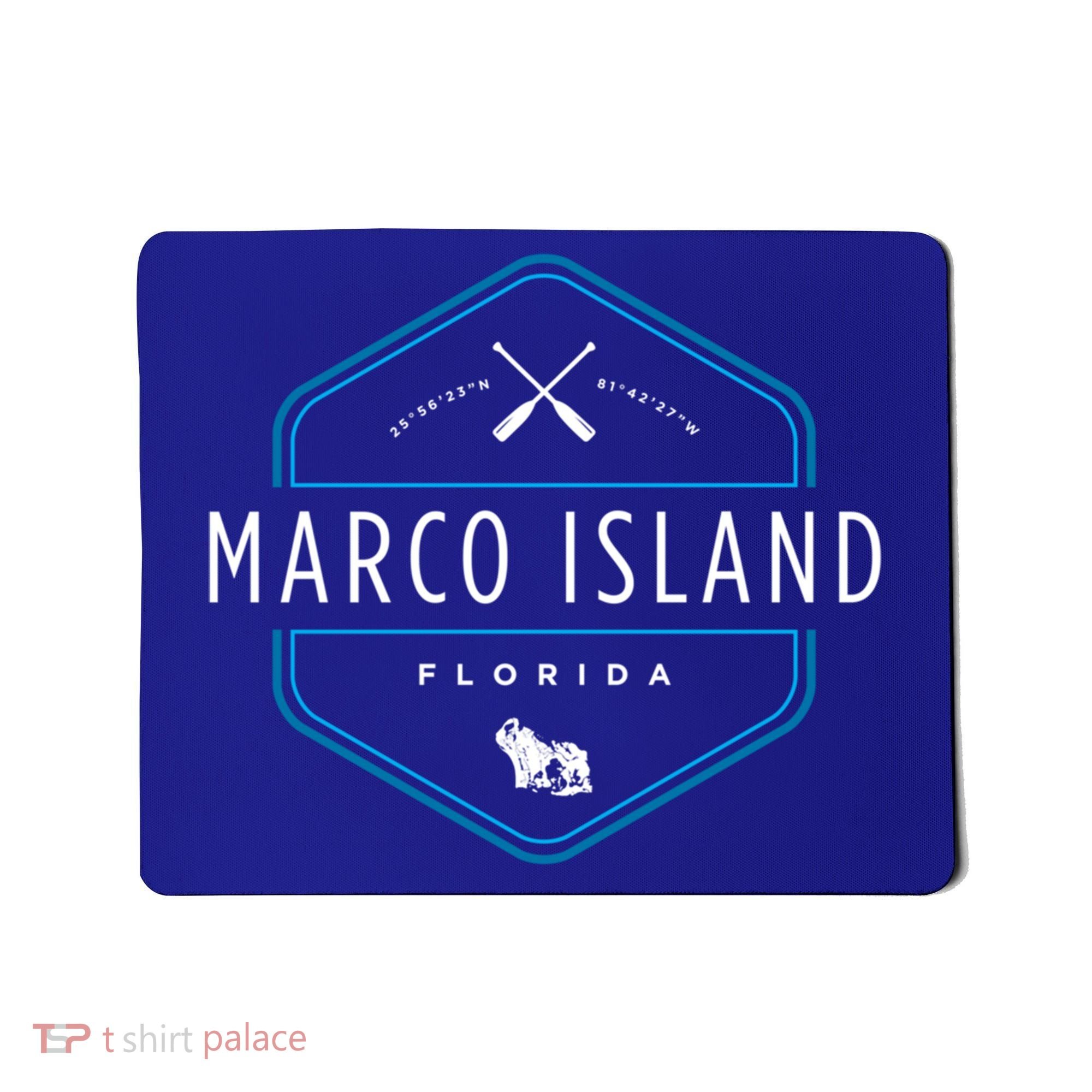 Marco Island Florida Beach Graphic Cool Gift Mousepad