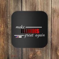 Make Illinois Great Again Coaster thumb 0