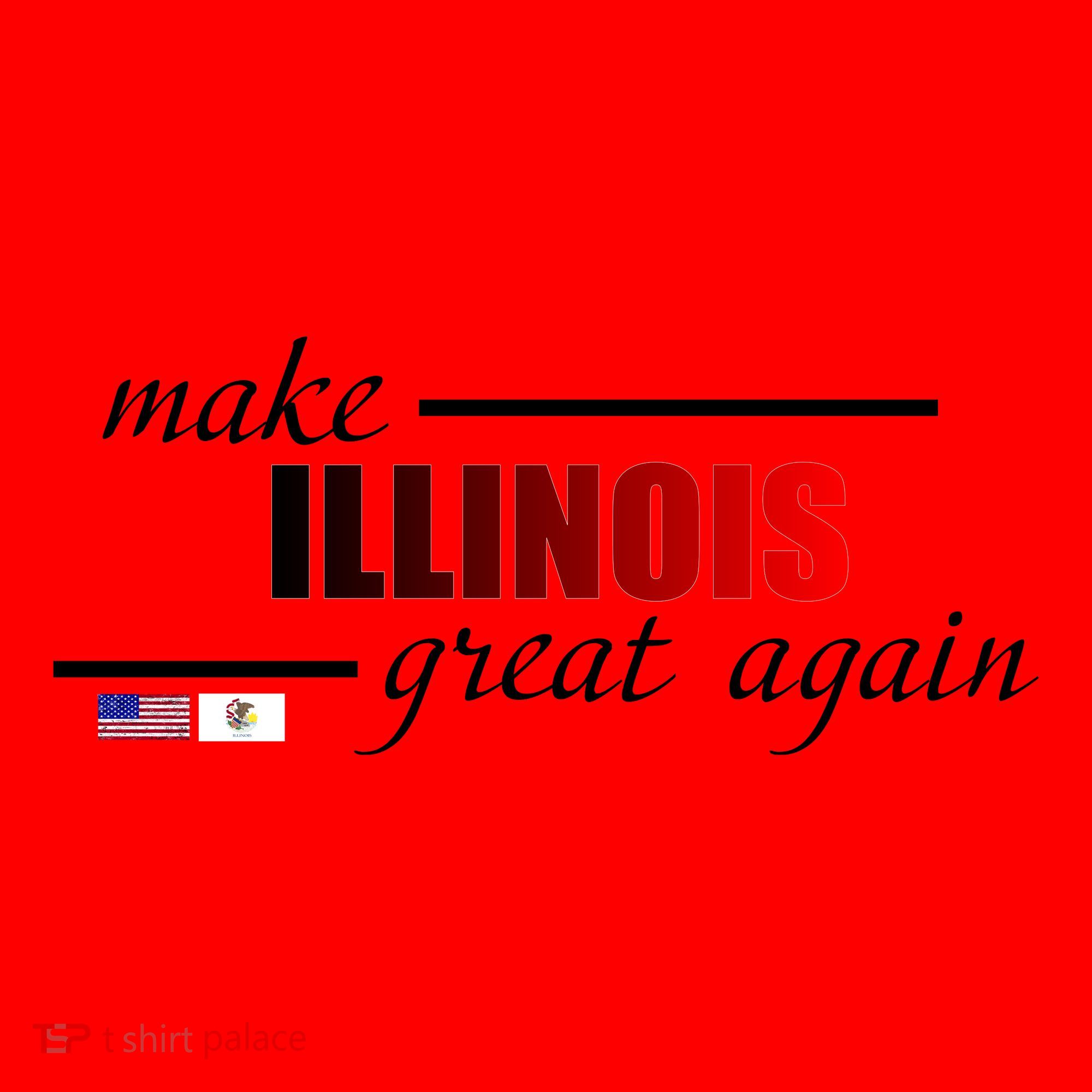 Make Illinois Great Again Santa Hat