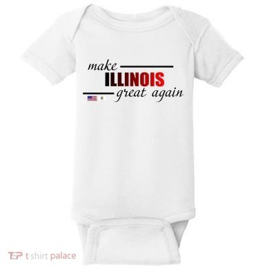 Make Illinois Great Again Baby Bodysuit