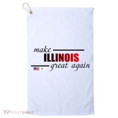 Make Illinois Great Again Golf Towel
