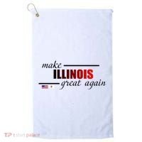 Make Illinois Great Again Golf Towel thumb 0
