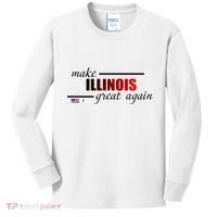 Make Illinois Great Again Kids Long Sleeve Shirt thumb 0
