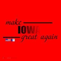 Make Iowa Great Again Santa Hat thumb 1