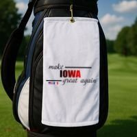 Make Iowa Great Again Golf Towel thumb 2