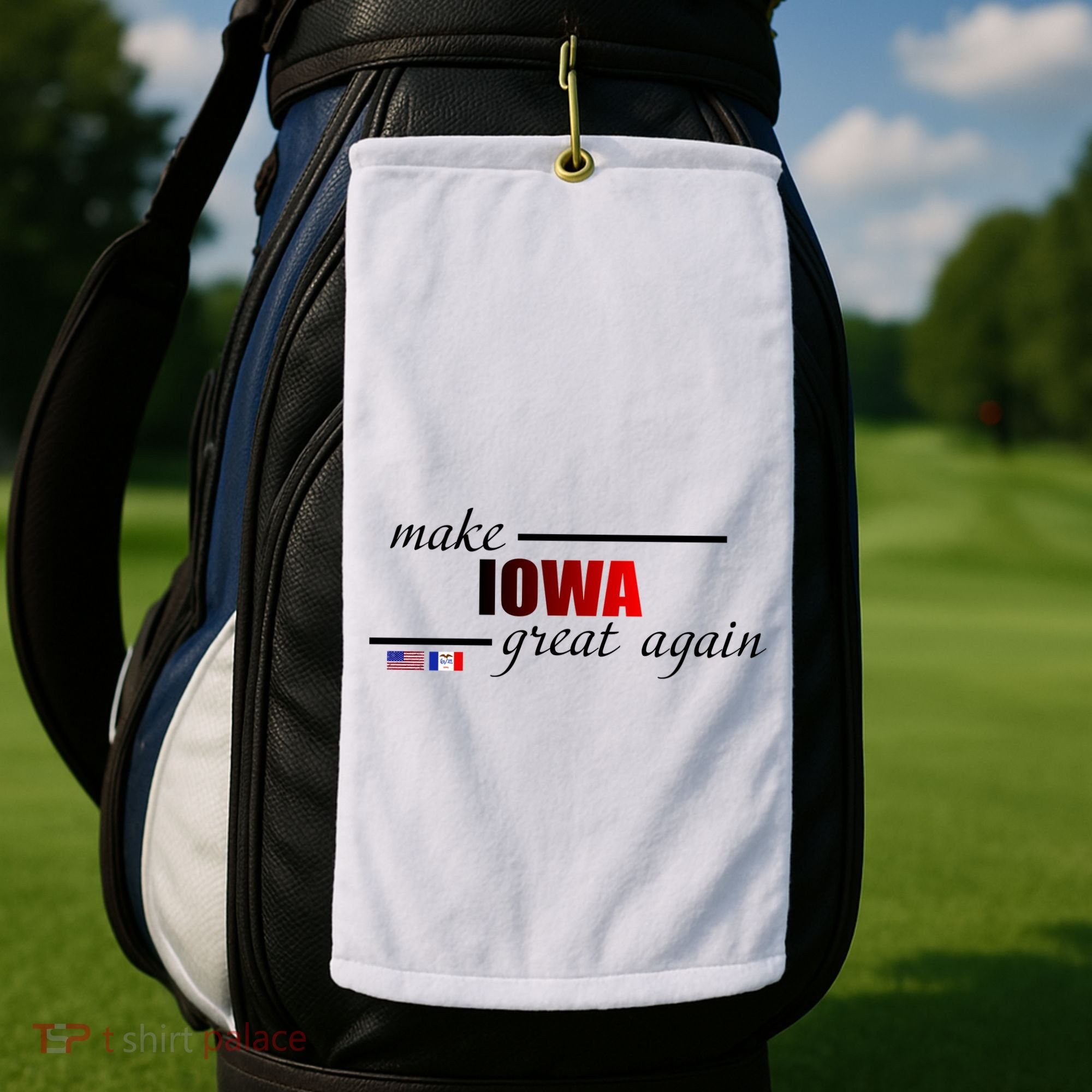 Make Iowa Great Again Golf Towel