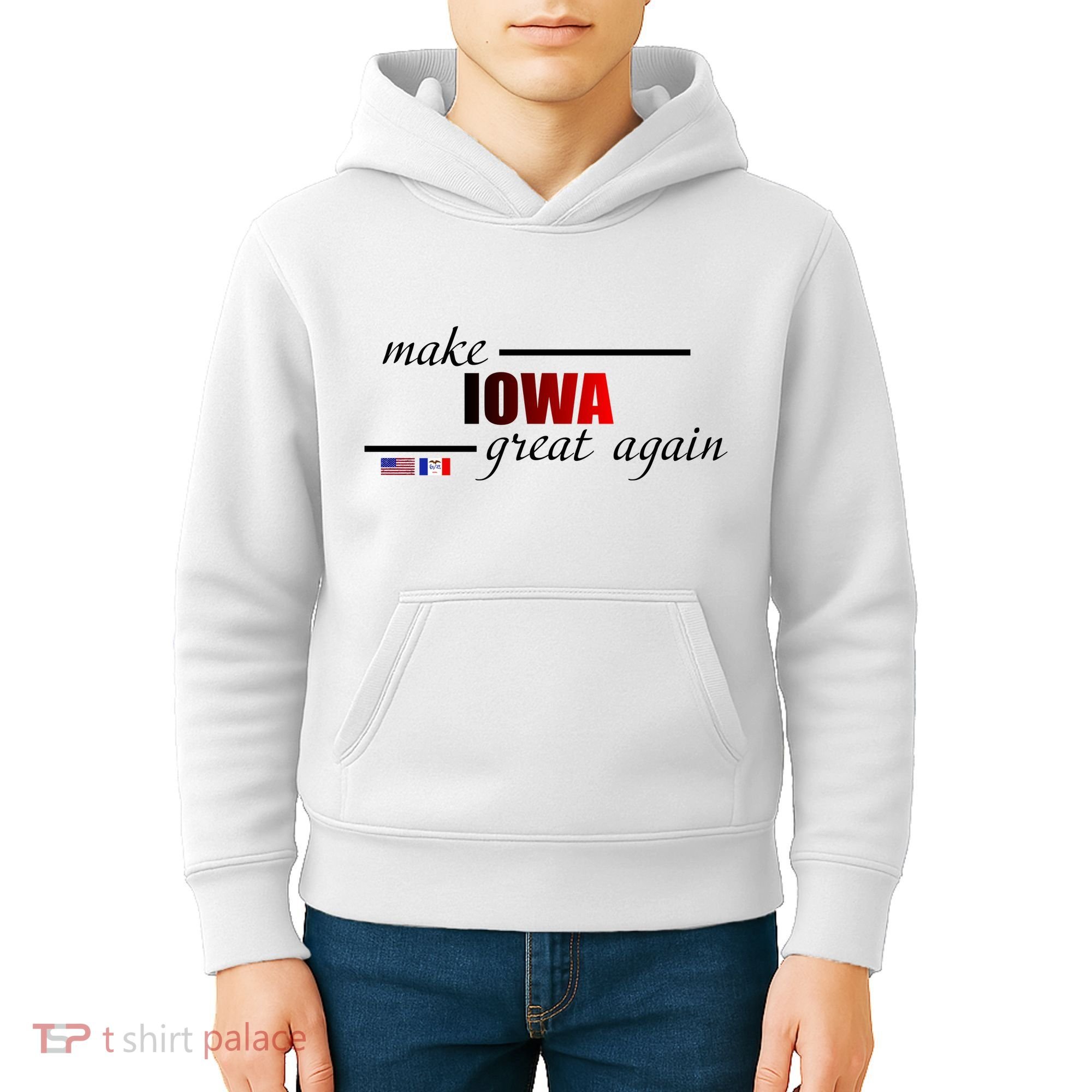 Make Iowa Great Again Kids Hoodie