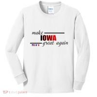 Make Iowa Great Again Kids Long Sleeve Shirt thumb 0