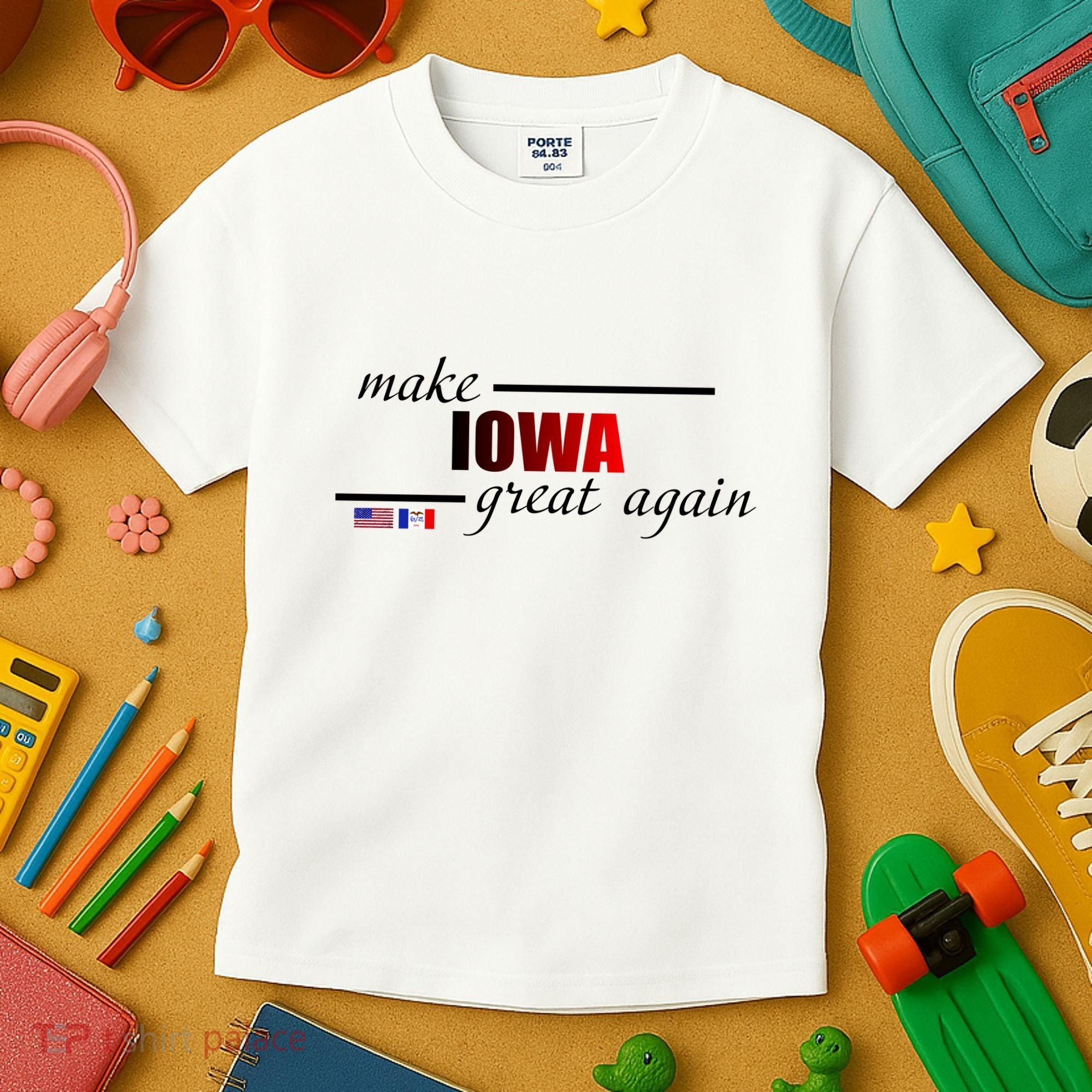 Make Iowa Great Again Kids T-Shirt