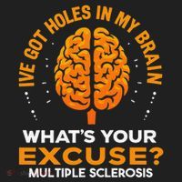 Ms IVe Got Holes In My Brain Multiple Sclerosis Awareness Gift Beanie thumb 2