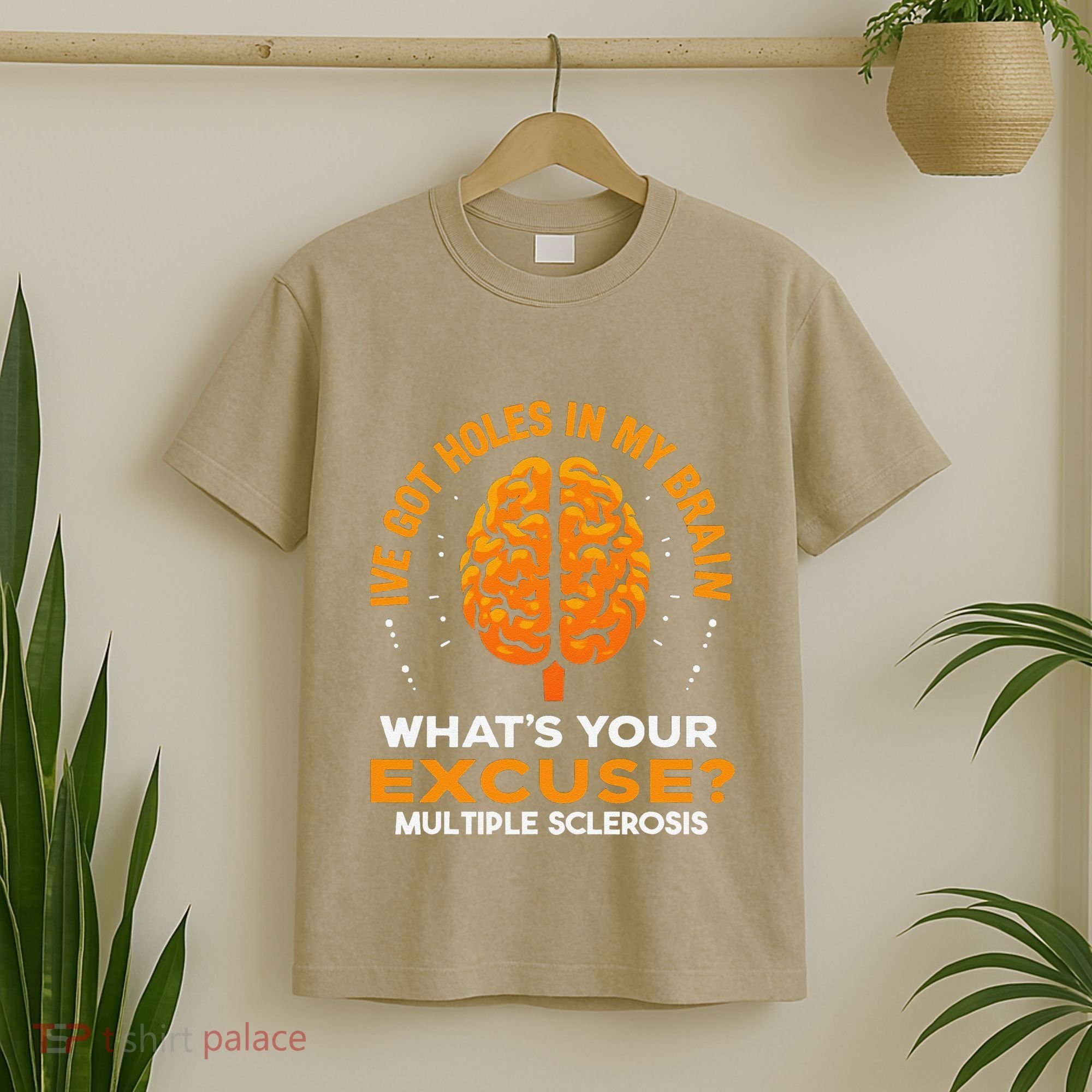 Ms IVe Got Holes In My Brain Multiple Sclerosis Awareness Gift T-Shirt