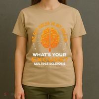 Ms IVe Got Holes In My Brain Multiple Sclerosis Awareness Gift T-Shirt thumb 4