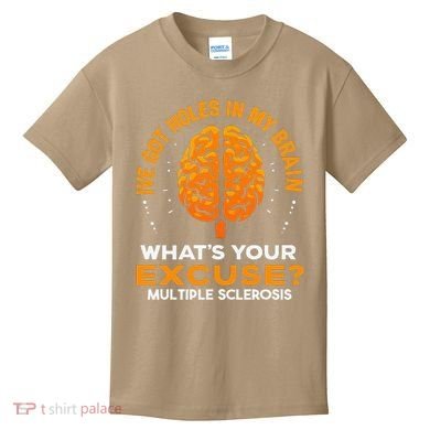Ms IVe Got Holes In My Brain Multiple Sclerosis Awareness Gift Kids T-Shirt