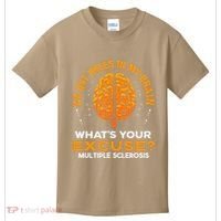 Ms IVe Got Holes In My Brain Multiple Sclerosis Awareness Gift Kids T-Shirt thumb 0
