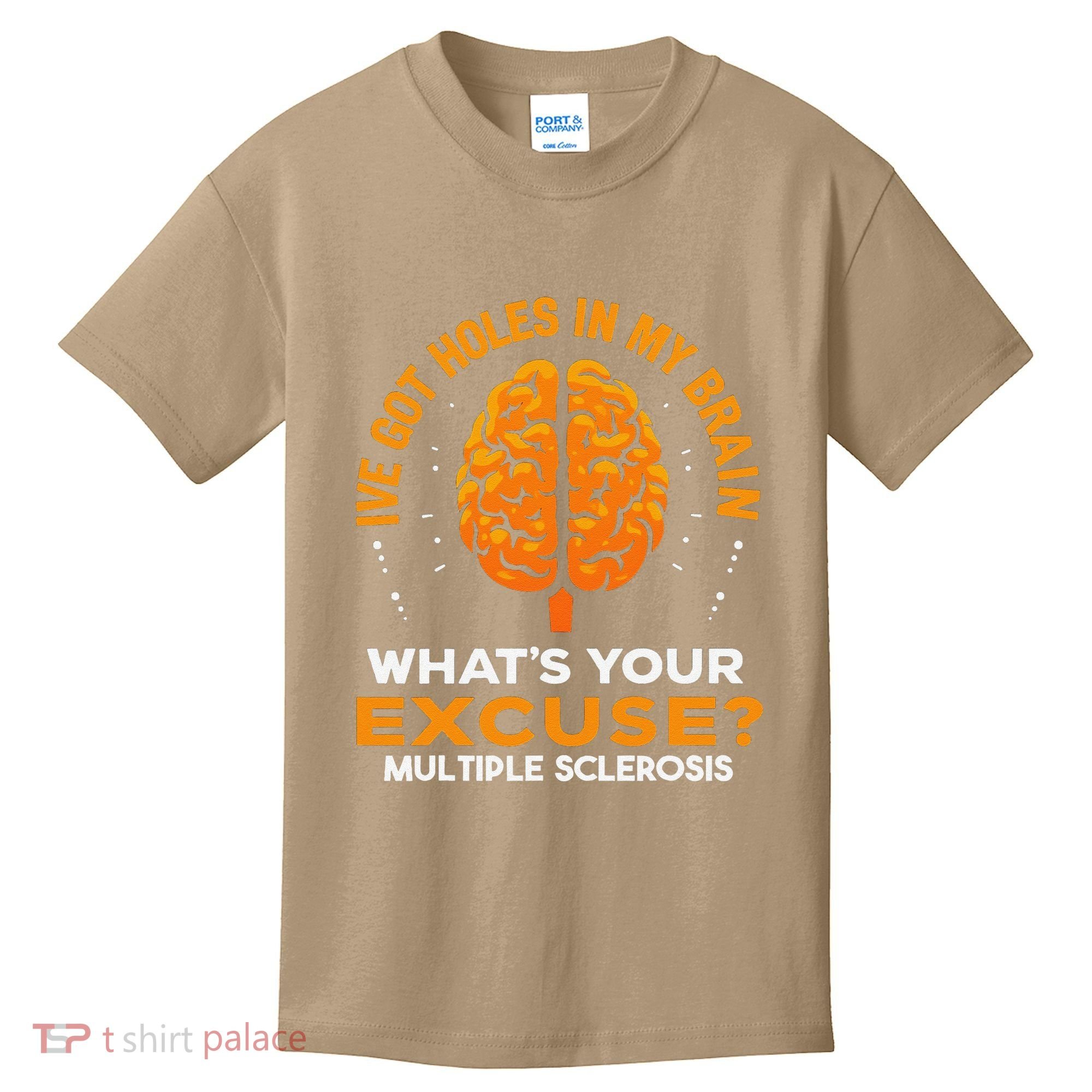 Ms IVe Got Holes In My Brain Multiple Sclerosis Awareness Gift Kids T-Shirt